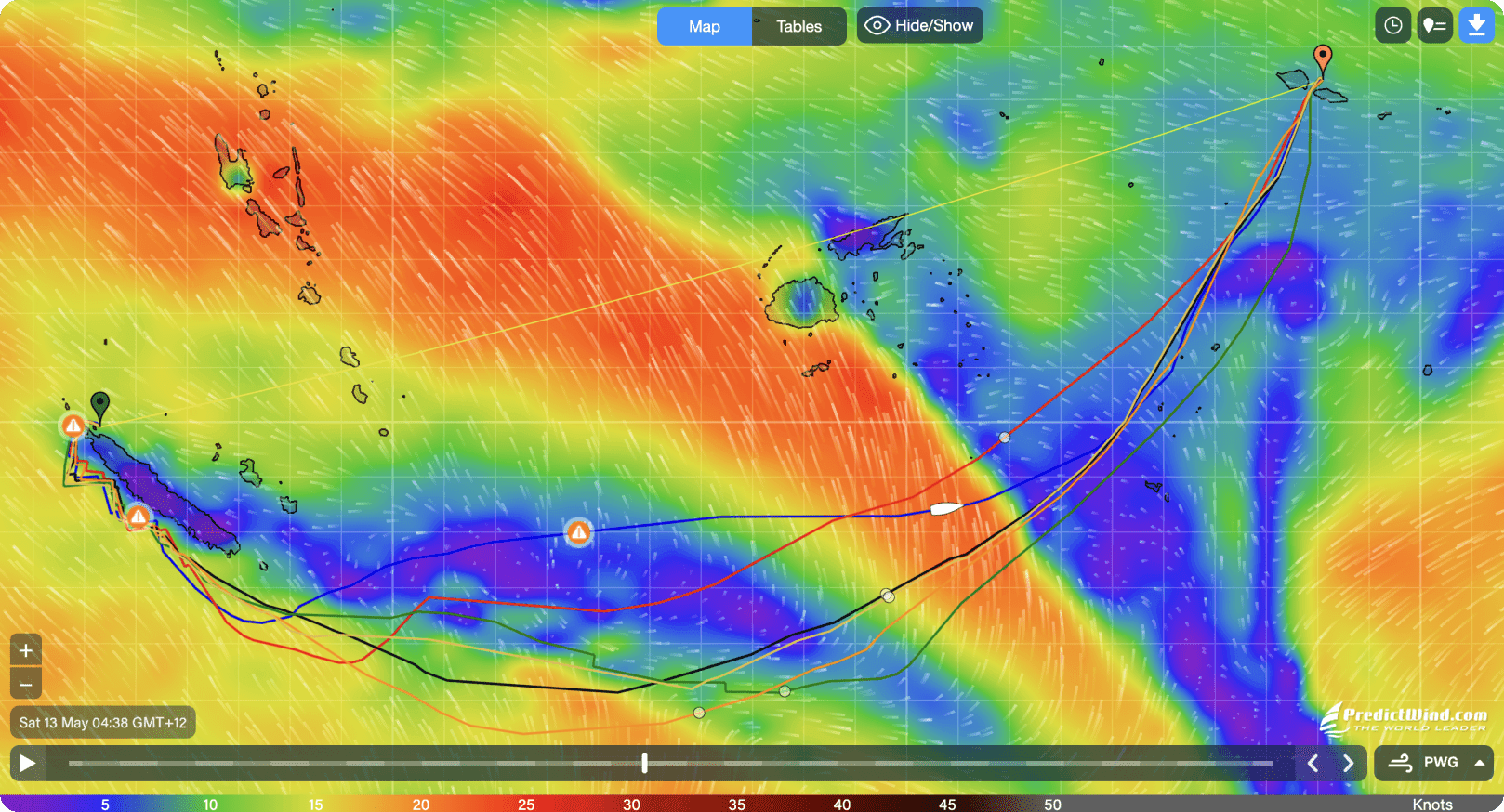 PredictWind Map
