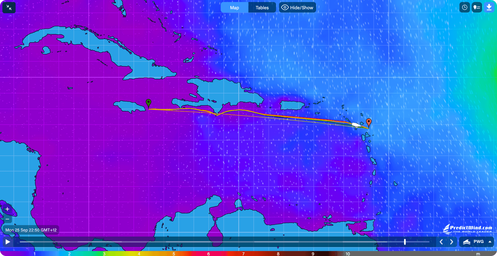 PredictWind Map